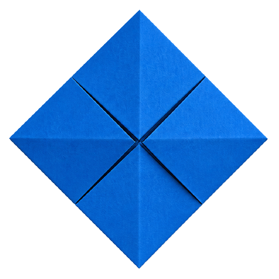 Fortune teller folding step 3